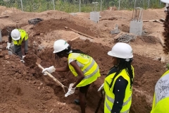 Mechanical STEM Students actively participated in Excavation of WTC  Blocks work Trenches at OAU