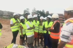 Questions by the STEM students during the Site Tour