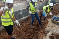 FUAM-STUDENTS-TAKING-ACTIVE-PART-IN-THE-BACKFILLING-OF-THE-CABLE-TRENCH-AREA-BETWEEN-THE-MCR-AND-THE-TRANSFORMER-FOUNDATION