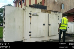 Inspection of one of the Generating Sets at the University