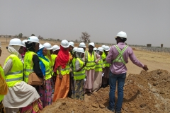 10. METKA_s Site Manager showing the students the process of cable installations in its trench
