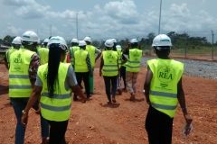 STEM Students Touring site in AE-FUNAI