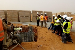 EPC Rep conducting student on site tour