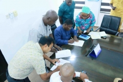 Handover Document Signing Session