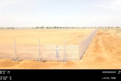 After Site Preparations (Fencing Completed)