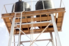 Overhead Bore Hole Water Tank Completed
