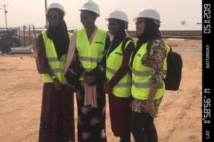 Site Inspection by the Honourable Minister of Environment, Alhaji Suleiman Hassan